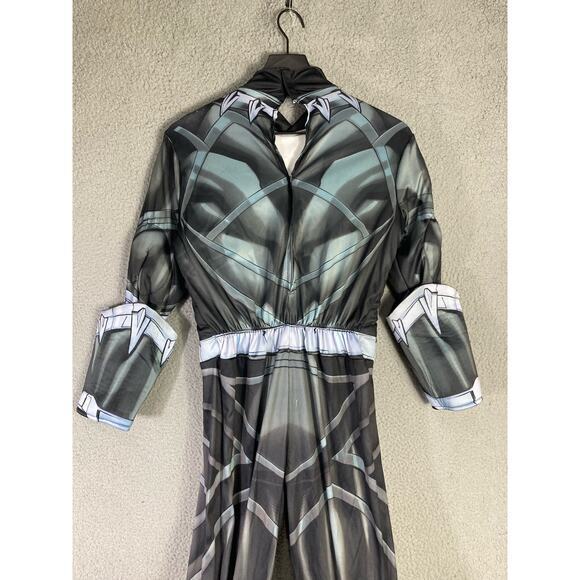 Marvel Black‎ Panther Kids Costume Bodysuit Unisex Size L Superhero Halloween - Picture 12 of 12